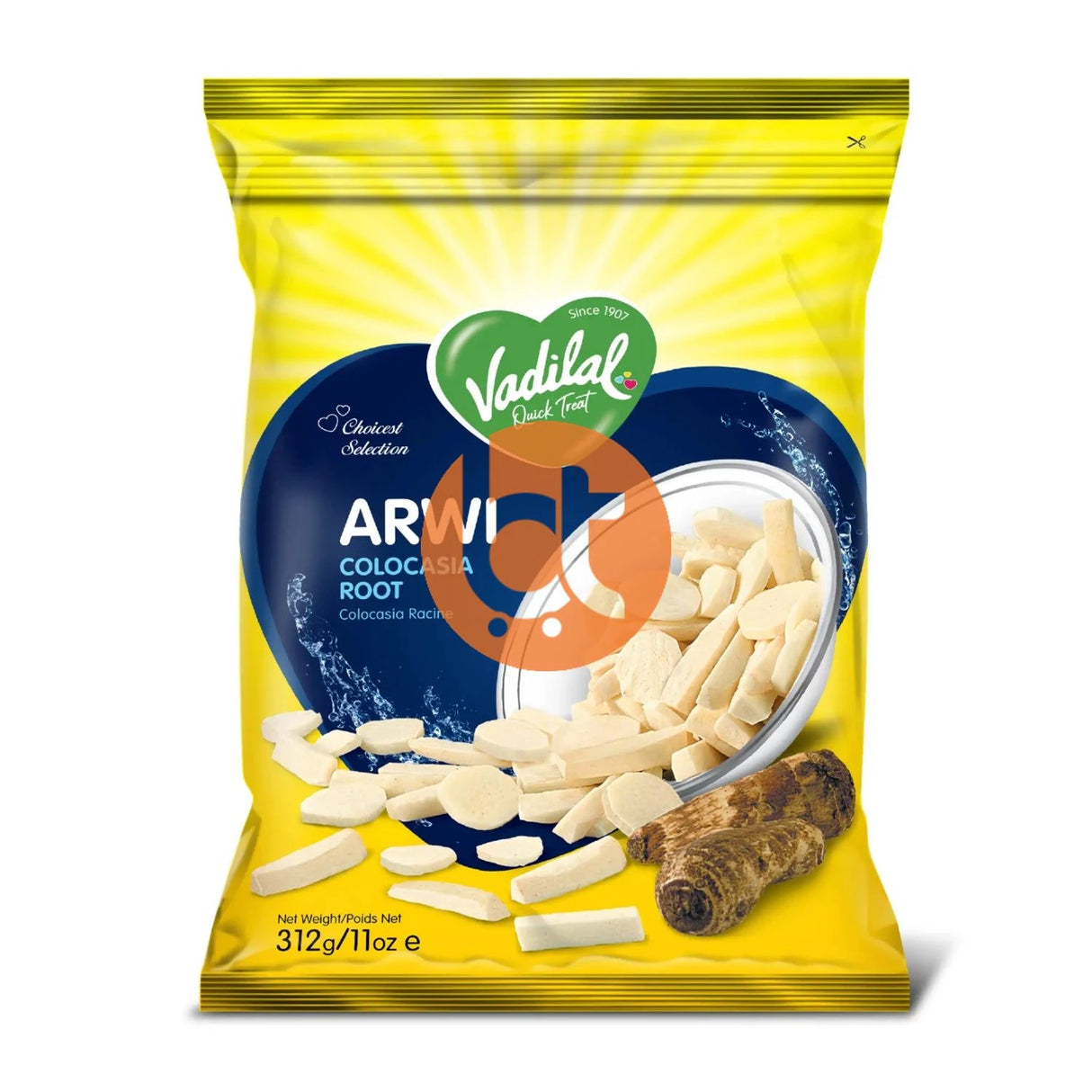 Vadilal Frozen Arvi, Colocasia Root 312g