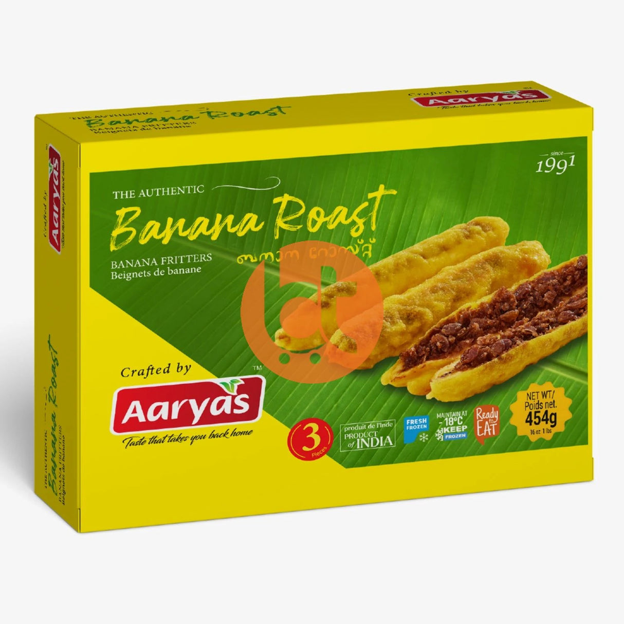 Aaryas Banana Roast 454G