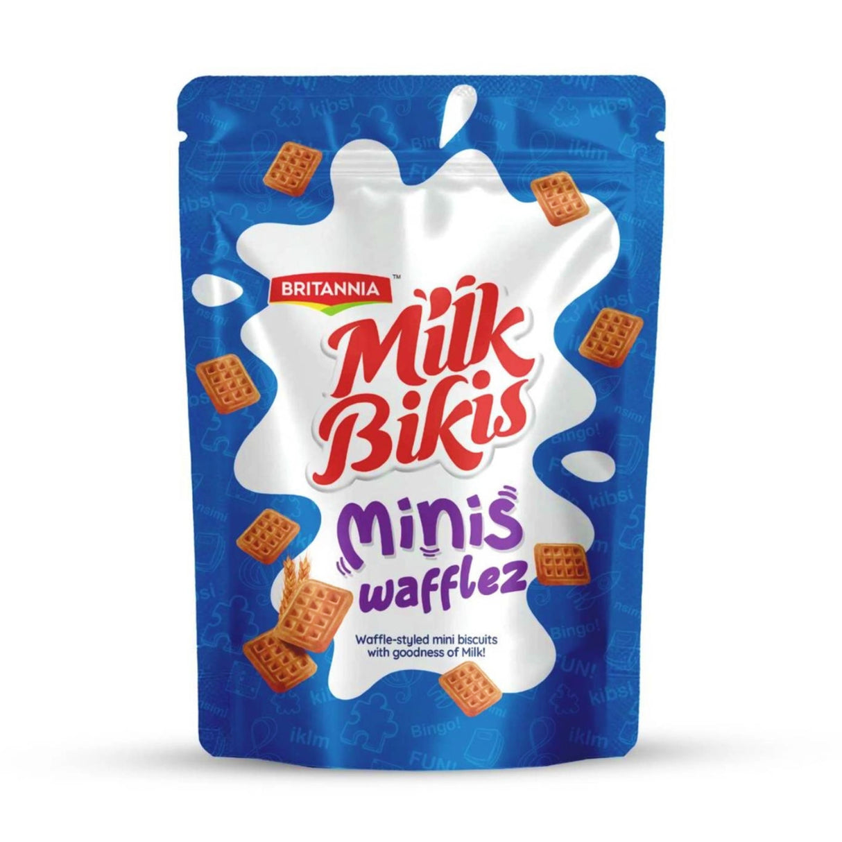 Britannia Milk Bikis Minis Wafflez 200g