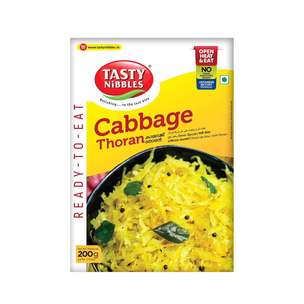 Tasty Nibbles Cabbage Thoran 200g