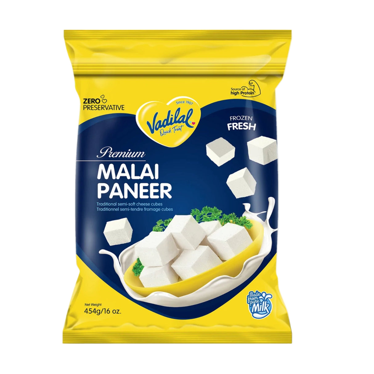 Vadilal Premium Malai Paneer Cubes  Online at BigTrolley