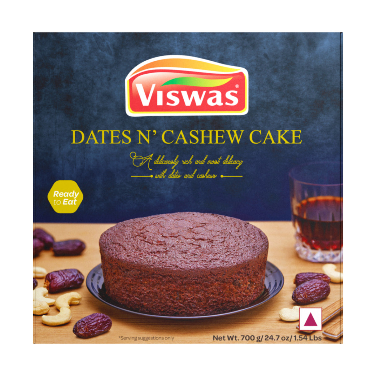 Viswas Dates & Cashew Cake 700g