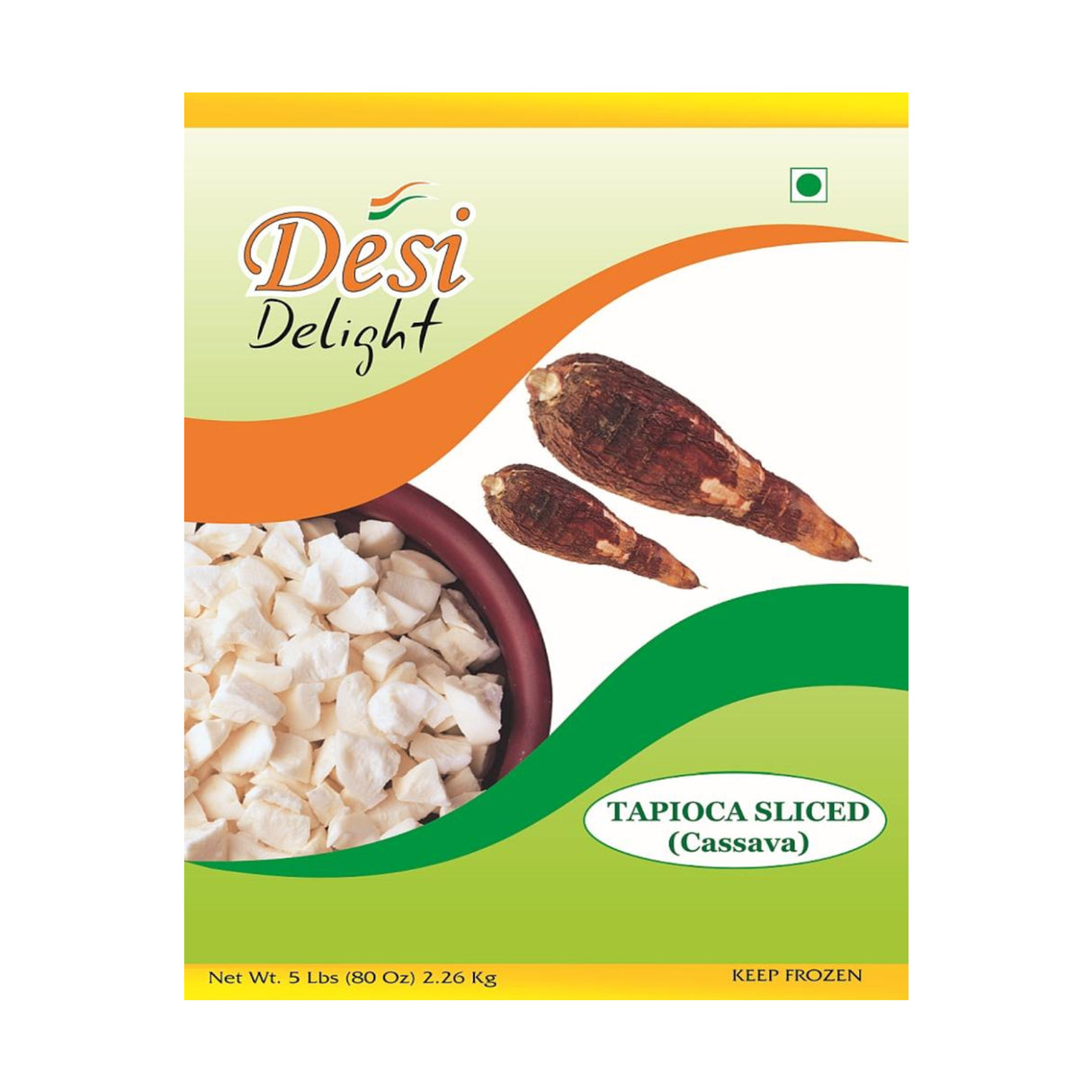 Desi Delight Tapioca Sliced Family Packs 2.27Kg