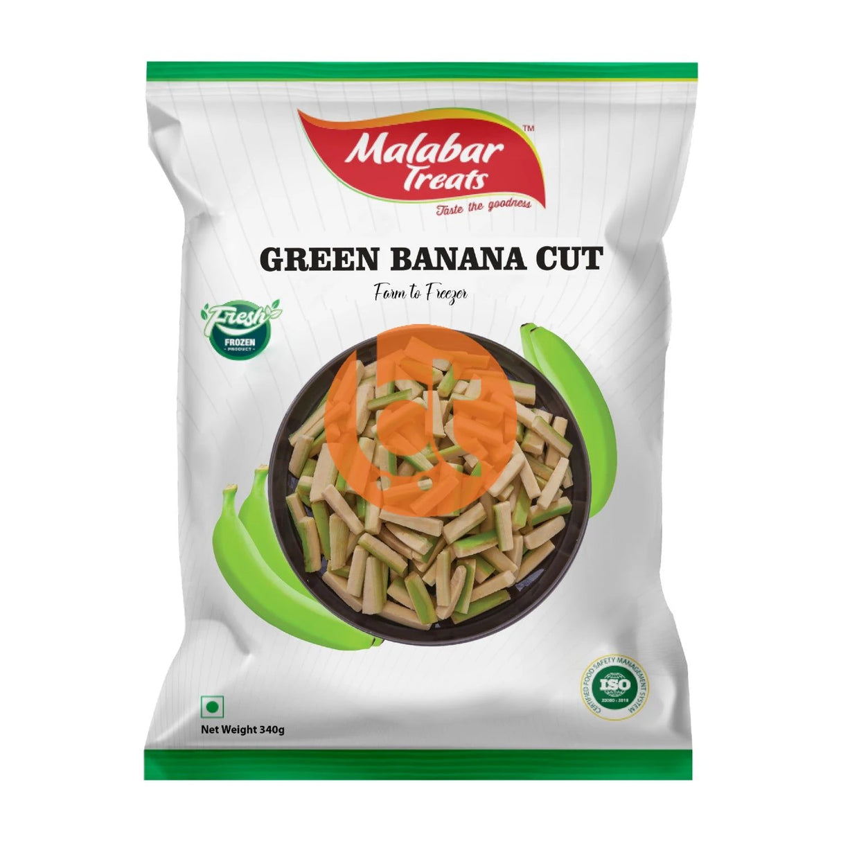 Malabar Treats Green Banana Cut 340g