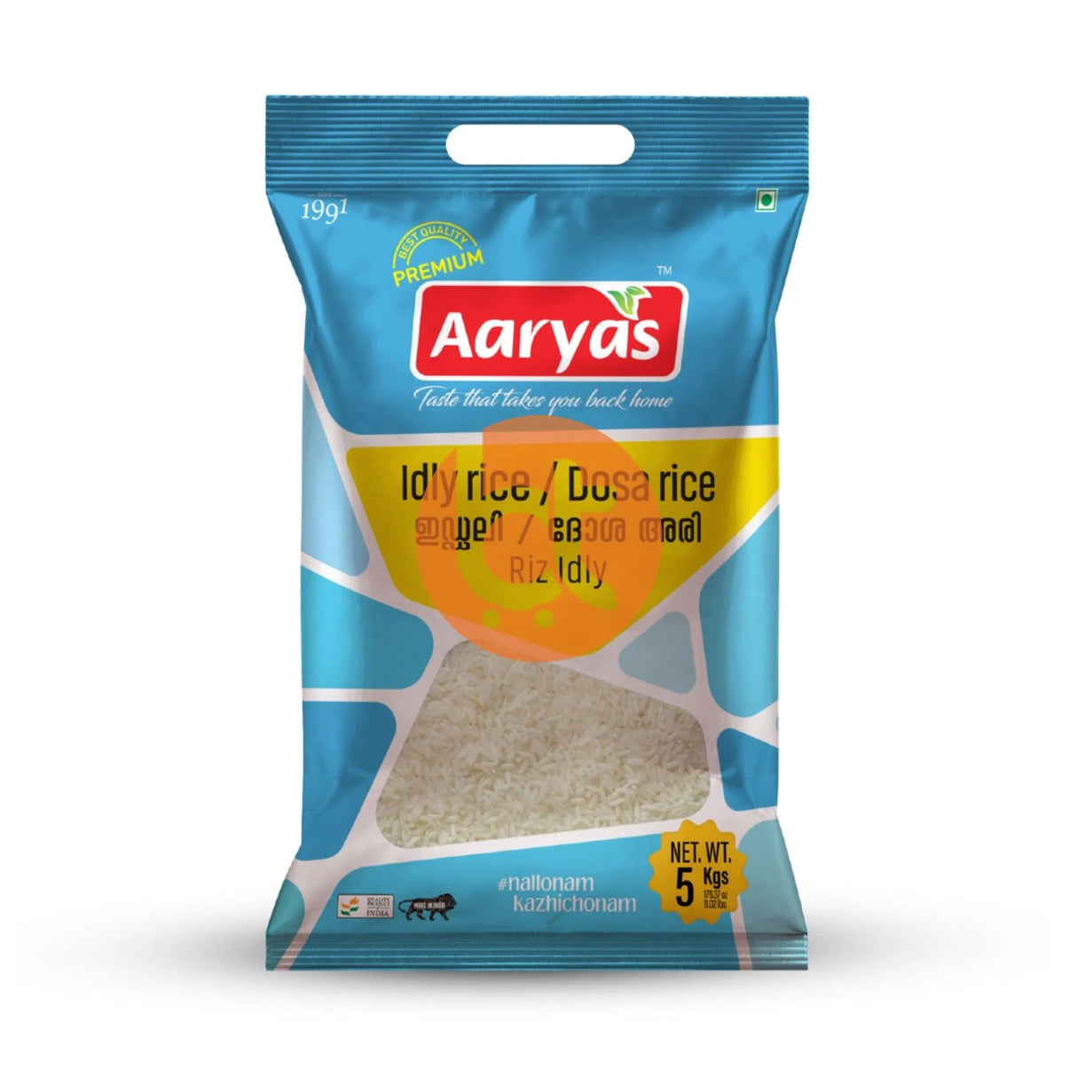 Aaryas Foods Idly, Dosa Rice 5Kg Online at BigTrolley Groceries