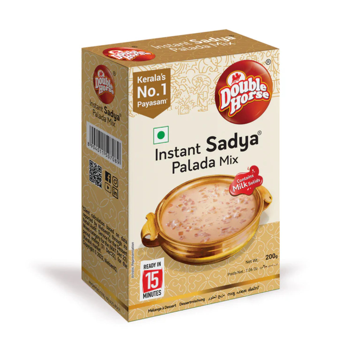 Double Horse Instant Sadya Rice Palada Payasam Mix 200g