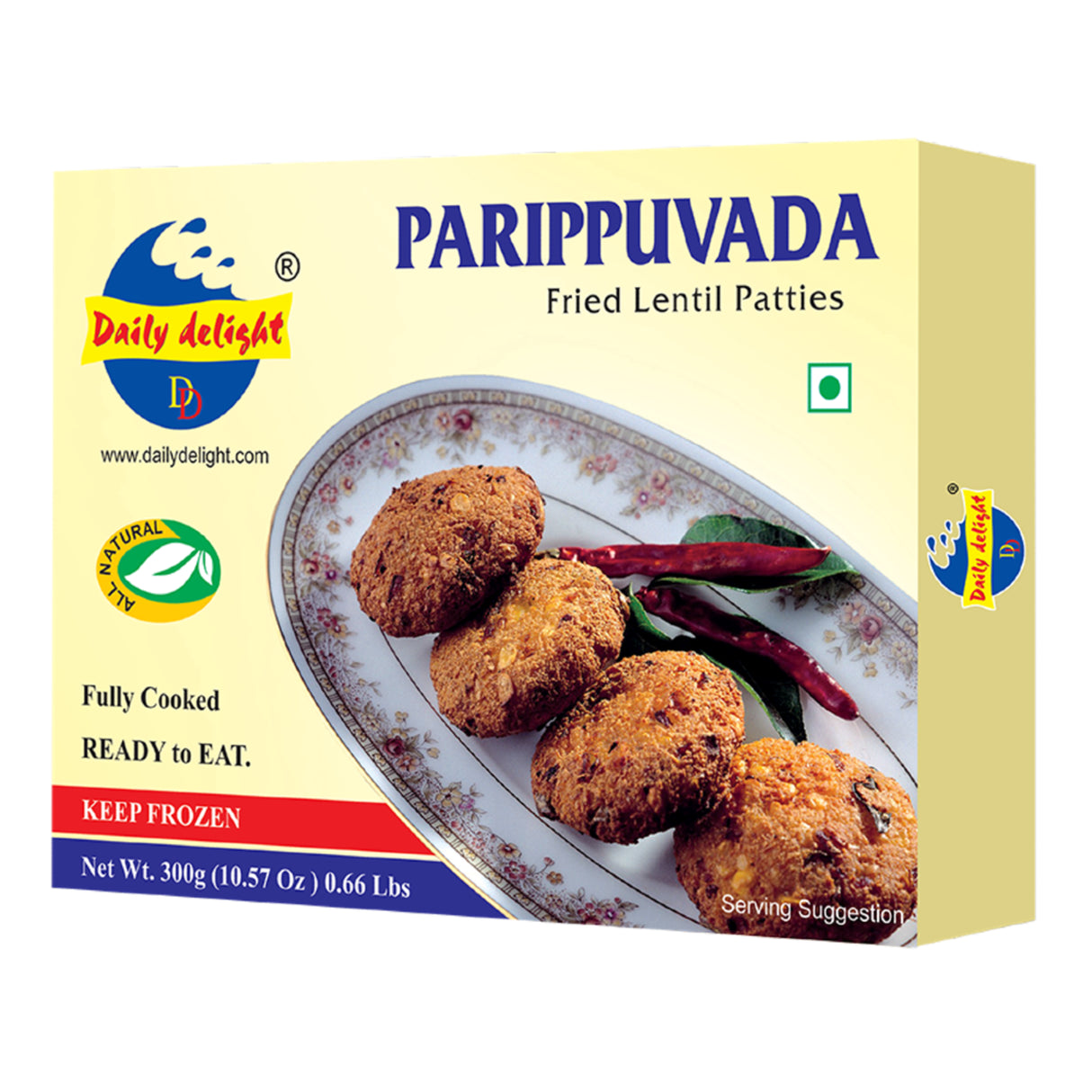 Daily Delight Parippu Vada 454G Online at BigTrlley groceries