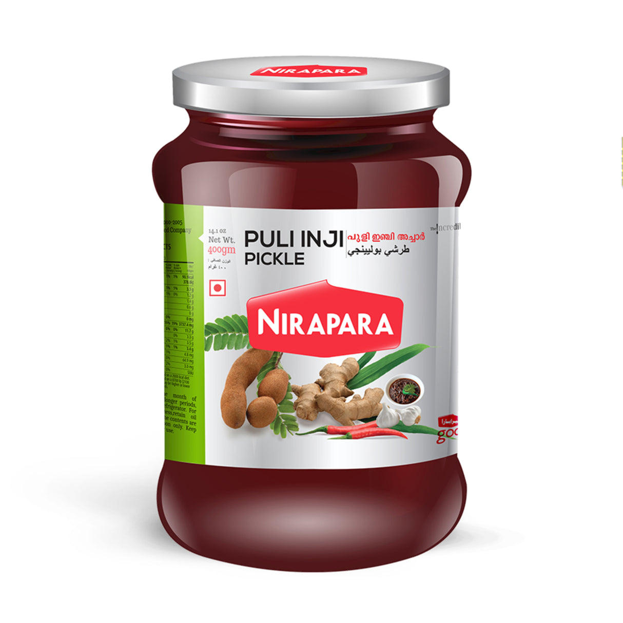 Nirapara Puli Inji Pickle 400G