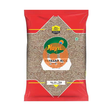 Mayil Red Raw Rice, Payasam Rice 1Kg