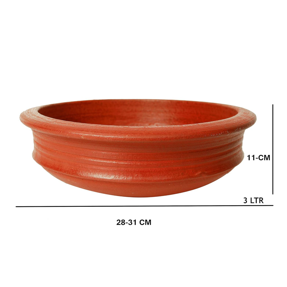 BigTrolley Red Cooking Clay Pot (Red)