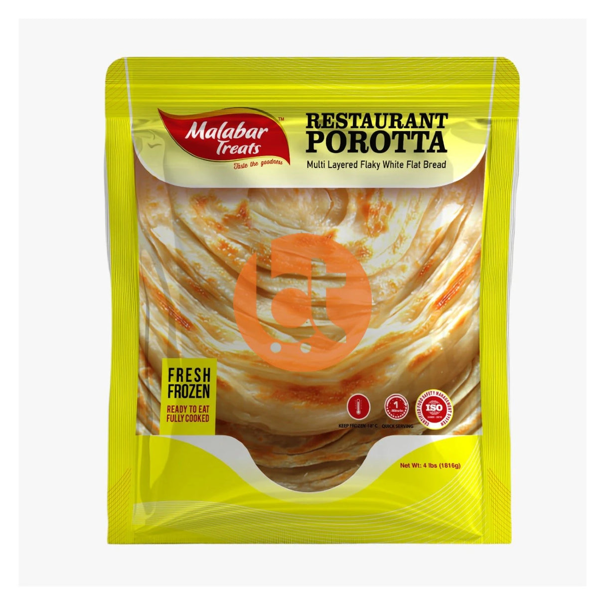 Malabar Treats Restaurant Porotta 1.8Kg