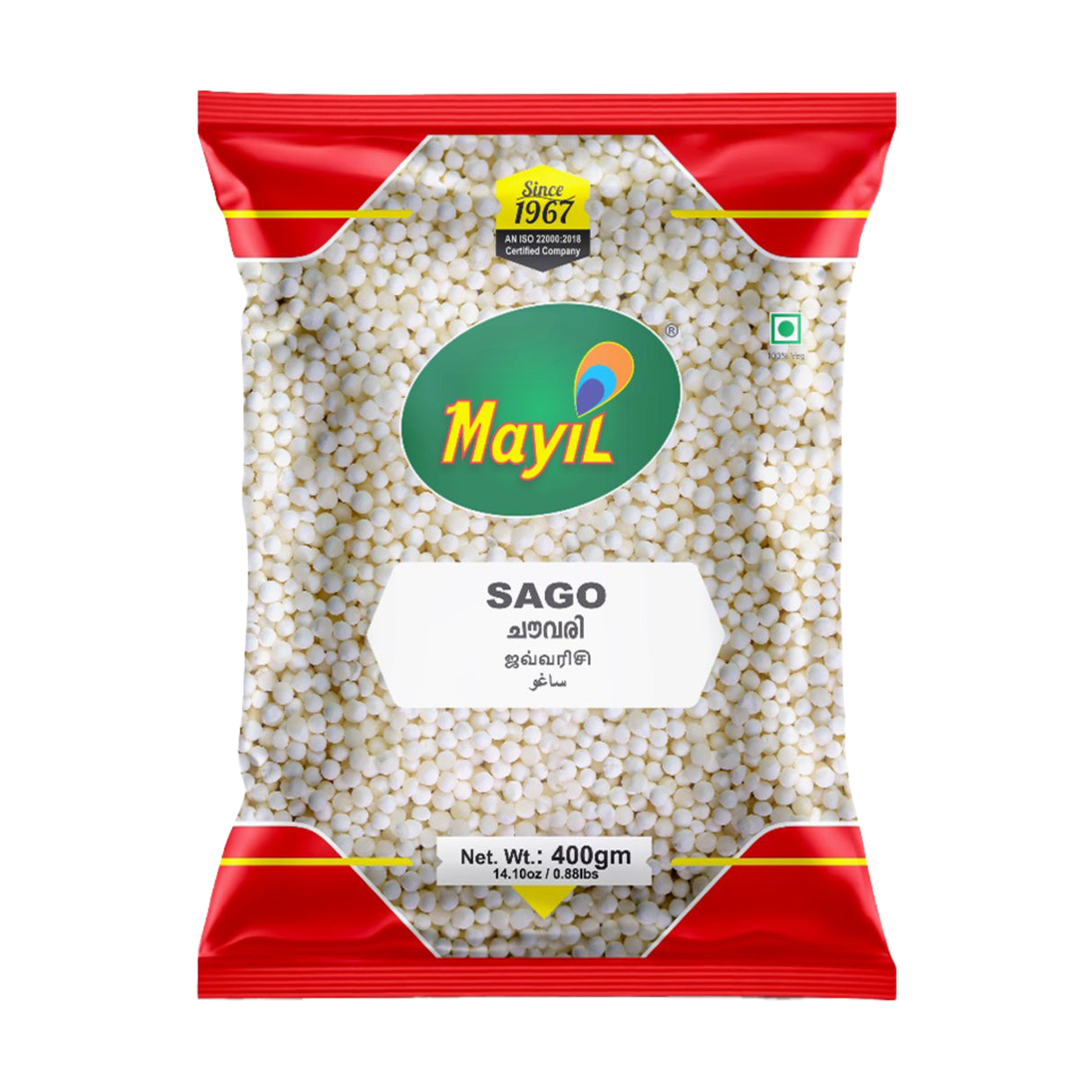 Mayil Foods Sago Seeds, Chowwary 400g