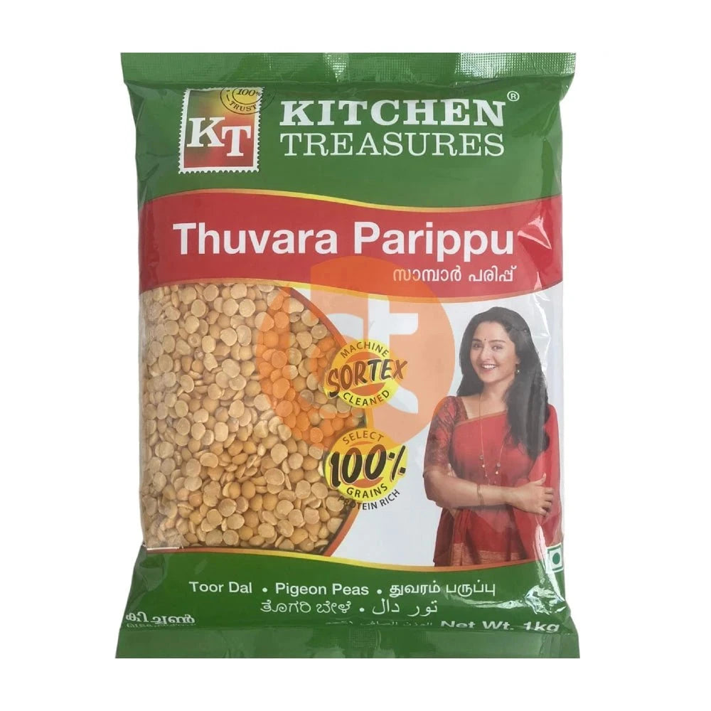 Eastern Premium Toor Dal, Thuvaram Paruppu 1Kg - Toor Dal by Kitchen Treasures - Beans & Peas