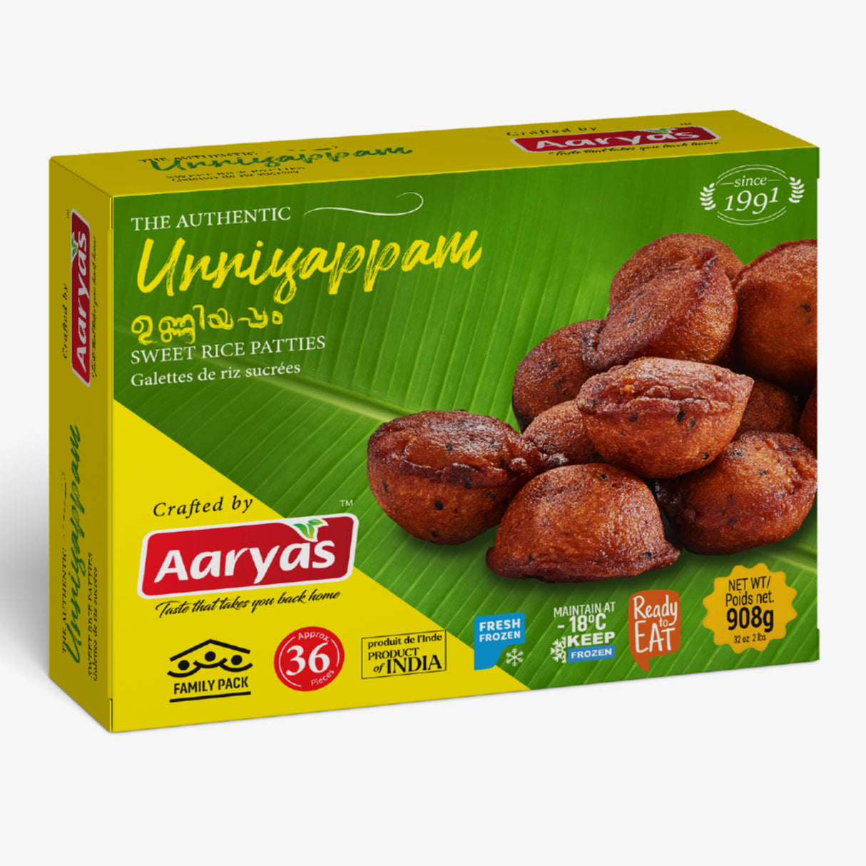 Aaryas Foods Unniyappam 350g