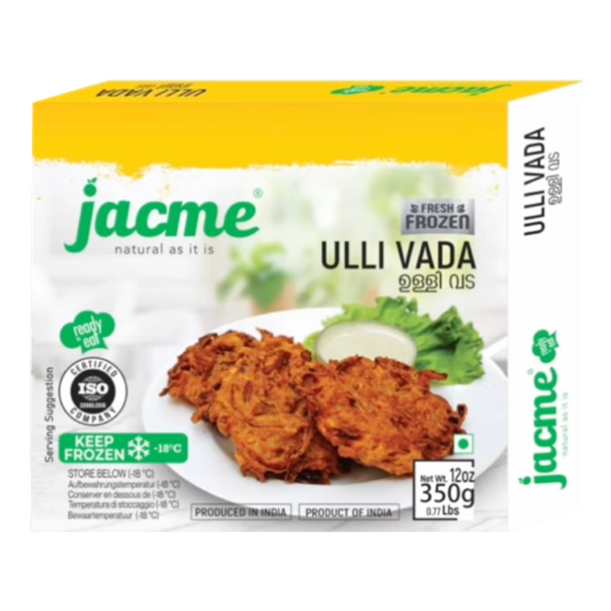 Jacme Foods Ulli Vada, Onion Fritters Online at BigTrolley groceries