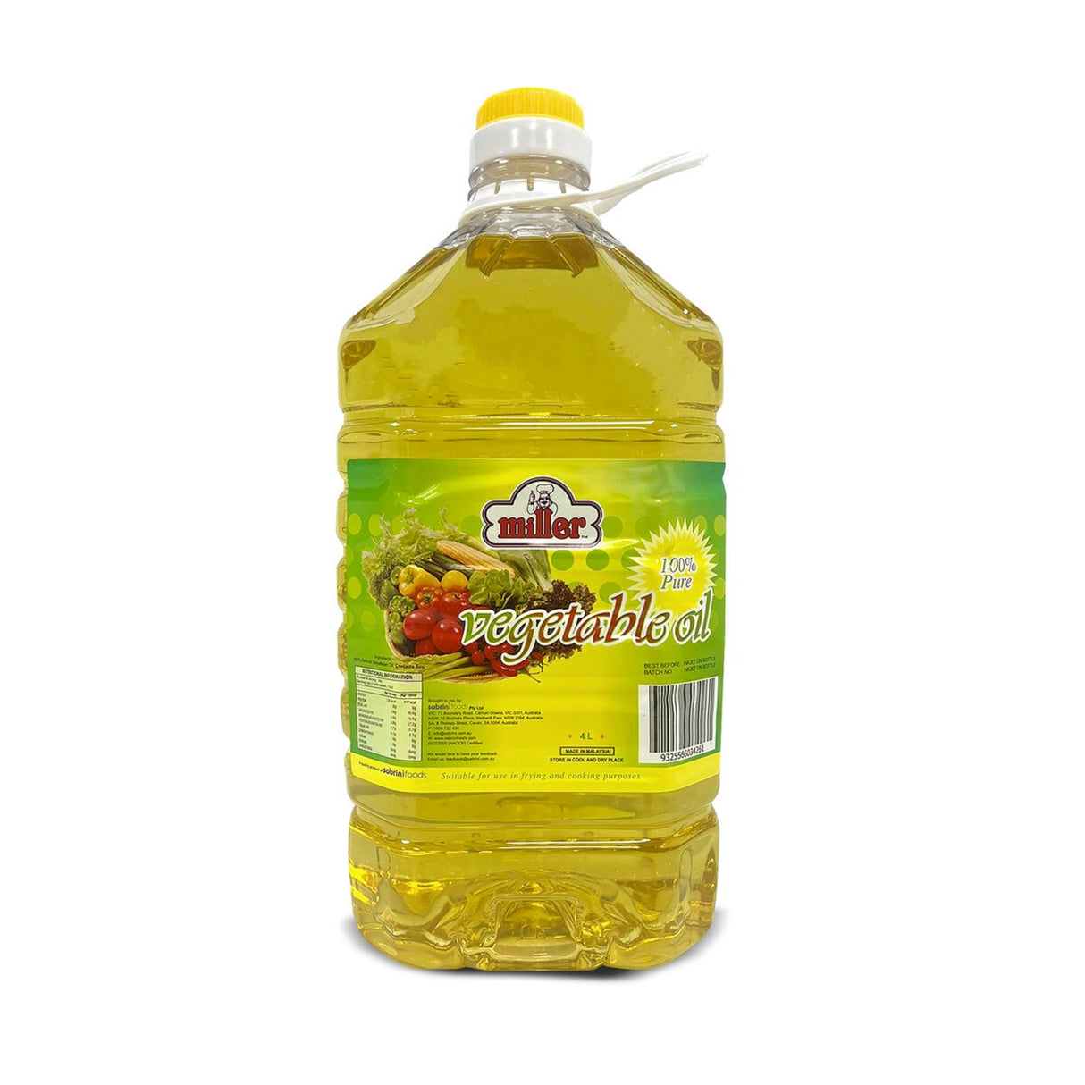 Miller Vegetable Oil 4 Litre