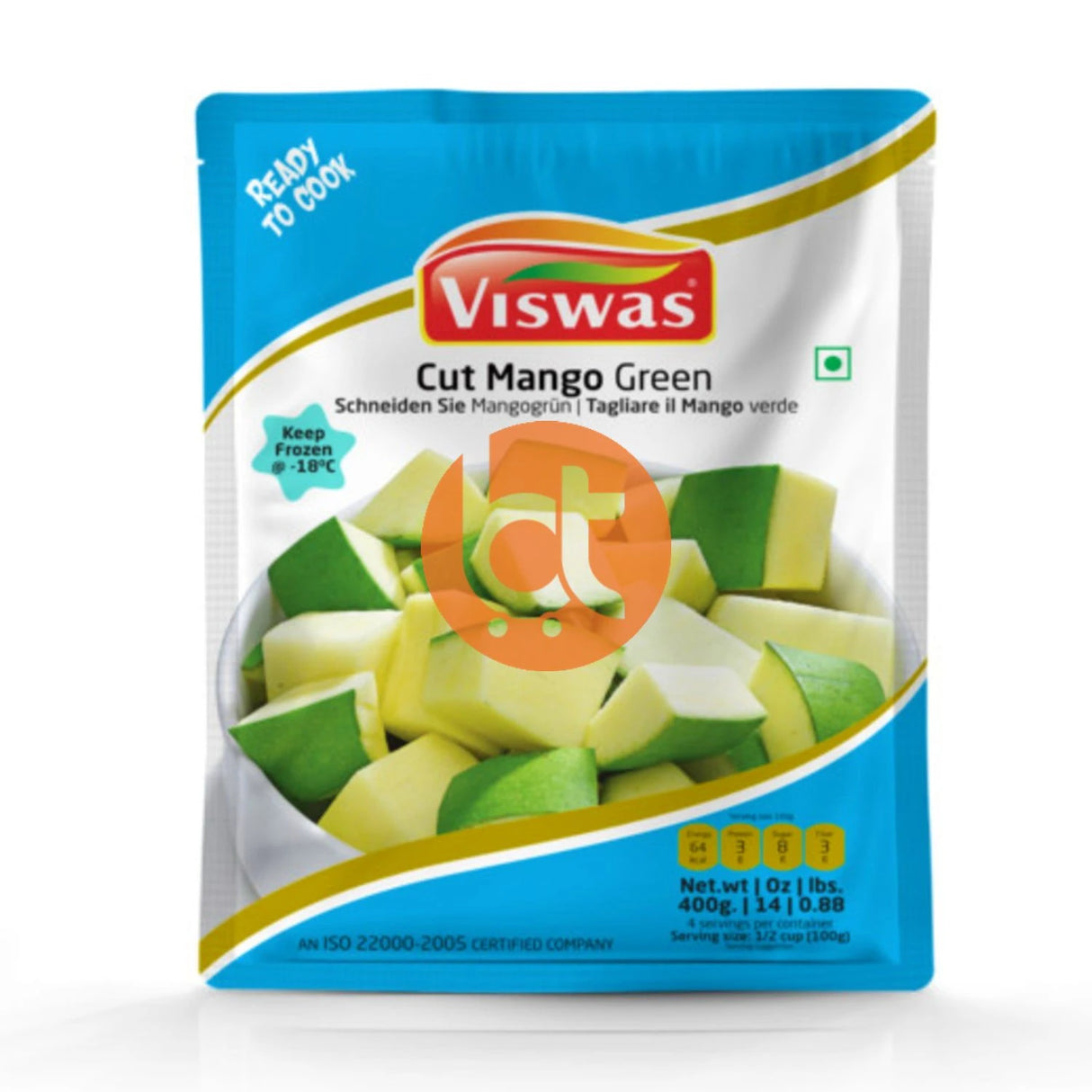 Viswas Green Mango Cut 400g