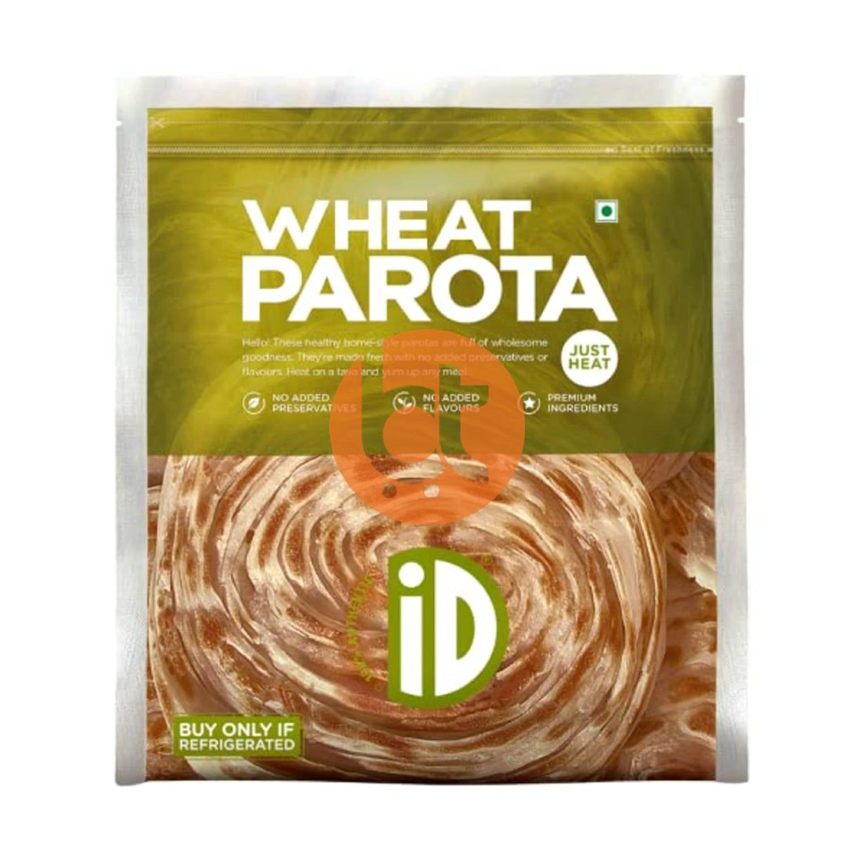 ID Brand Whole Wheat Porota 400g