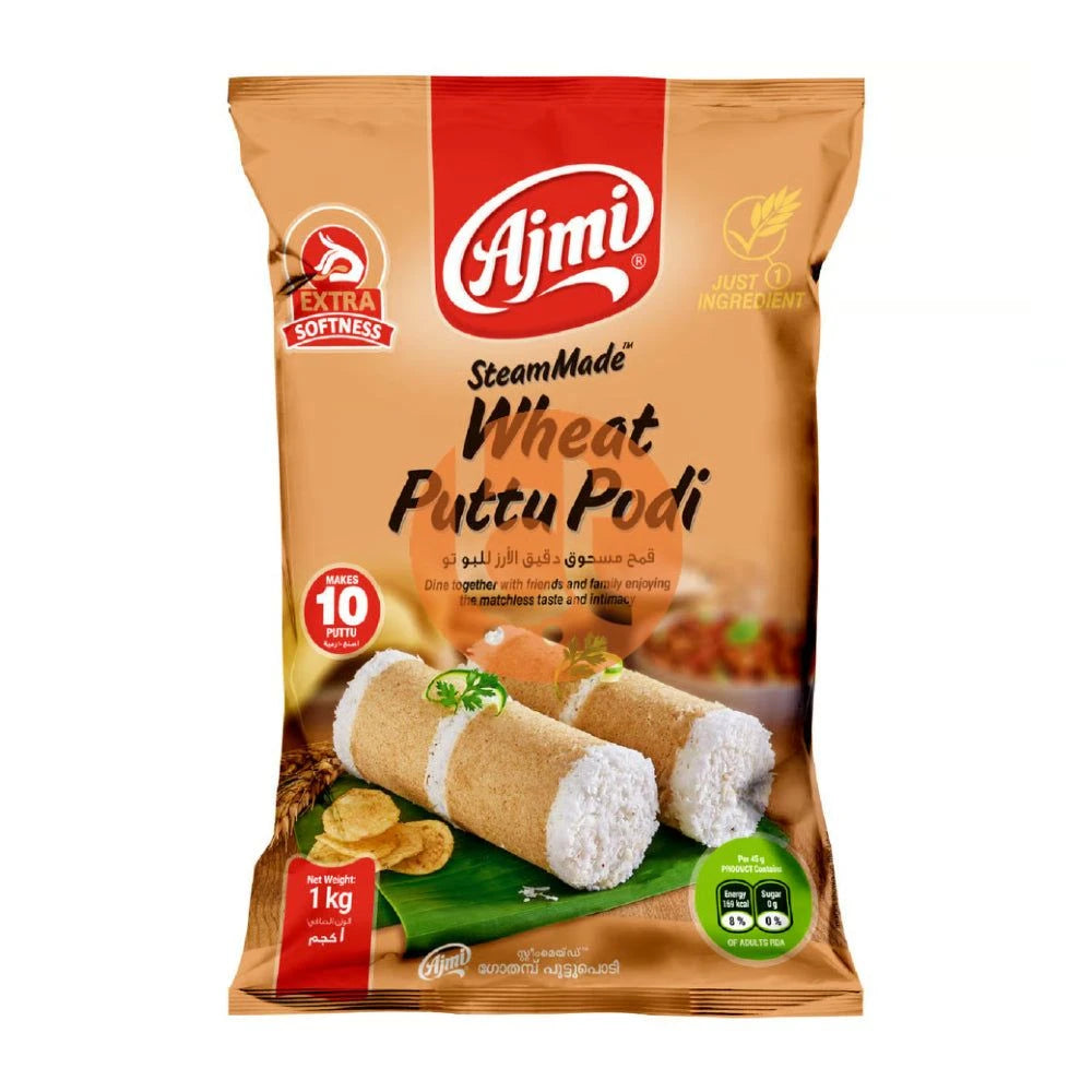 Ajmi SteamMade Wheat Puttu Pod 1Kg