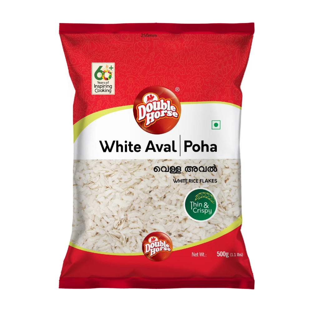 Double Horse White Rice Flakes, Aval, Poha