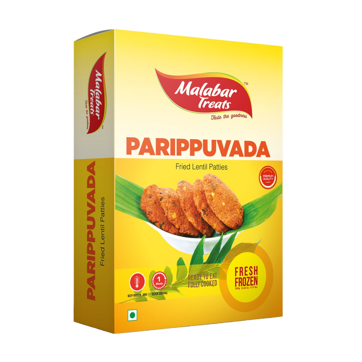 Malabar Treats Parippu Vada 350g Online at BigTrolley Groceries in Sydney