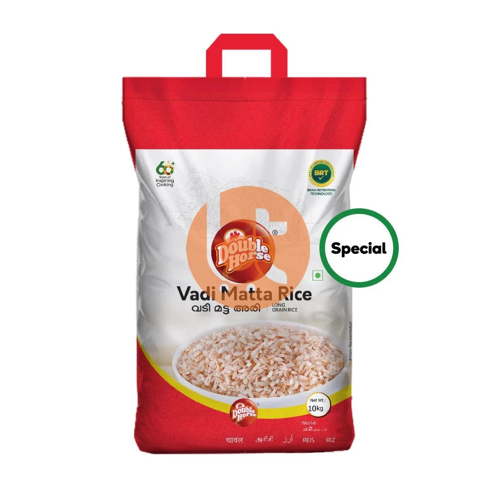 Double Horse Palakkadan Vadi Matta Rice 10Kg