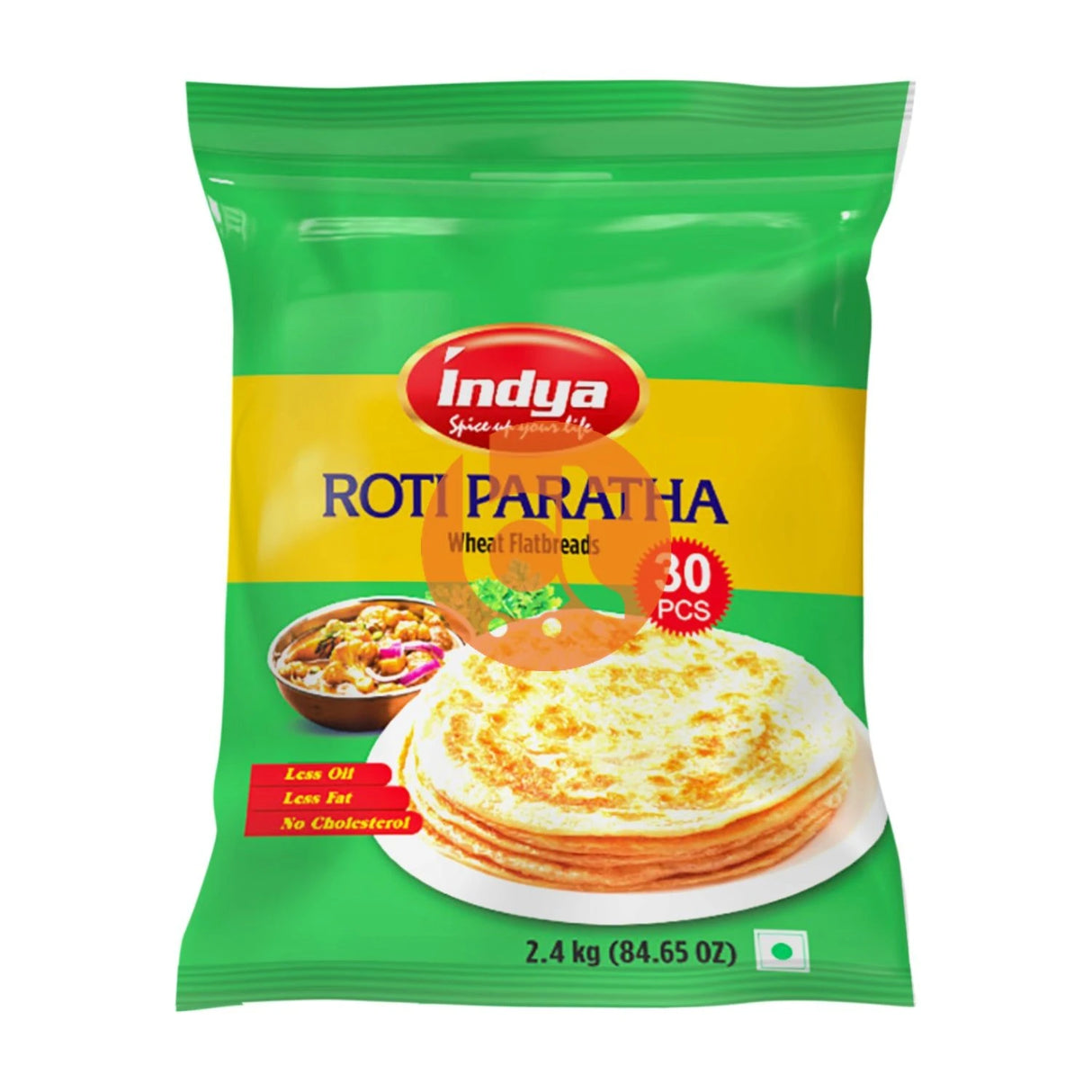 Indya Foods Roti Paratha 2.4kg 30pcs