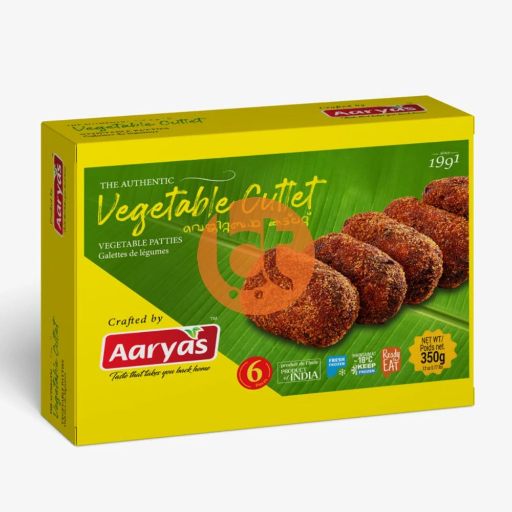Aaryas Vegetable Cutlet 350g