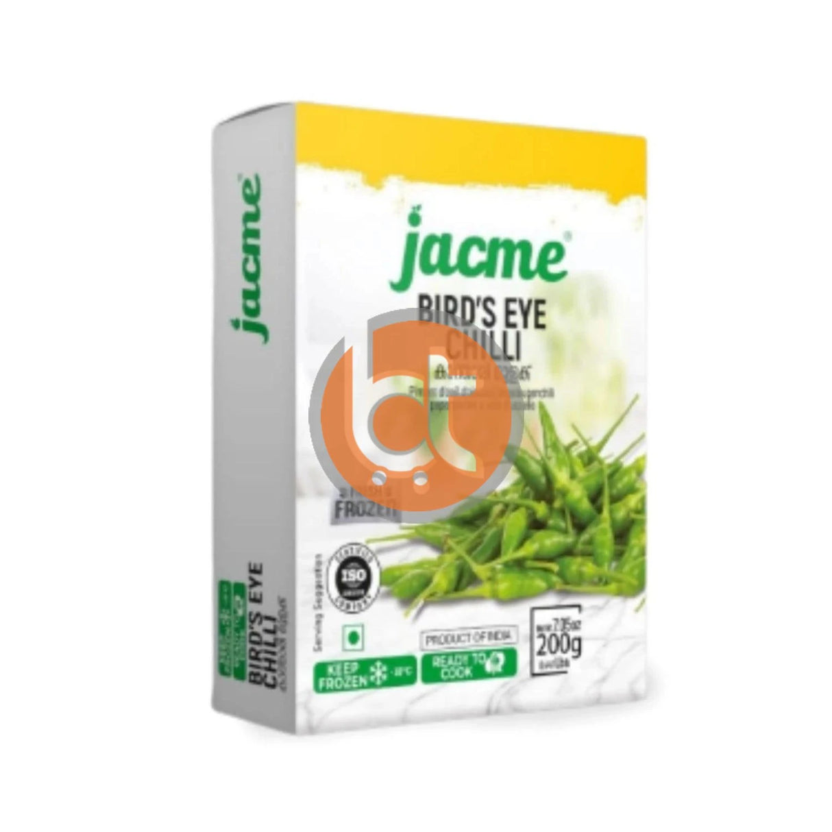 Jacme Bird's eye chilli, Kanthari Mulaku 200g - Chilli by Jacme - Frozen Vegetables, New