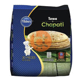 Pillsbury Frozen Tawa Chapati 30pc 900g - Tawa Chapati by Pillsbury - Frozen Bread