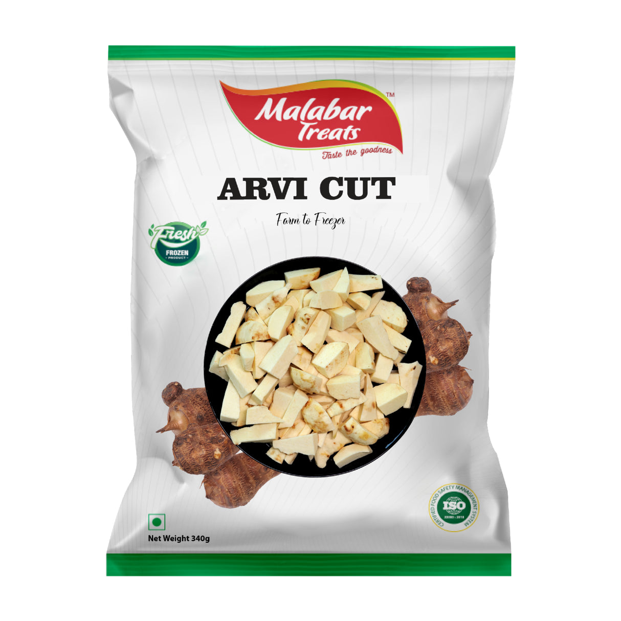Malabar Treats Arvi Cut, Chembu 340g