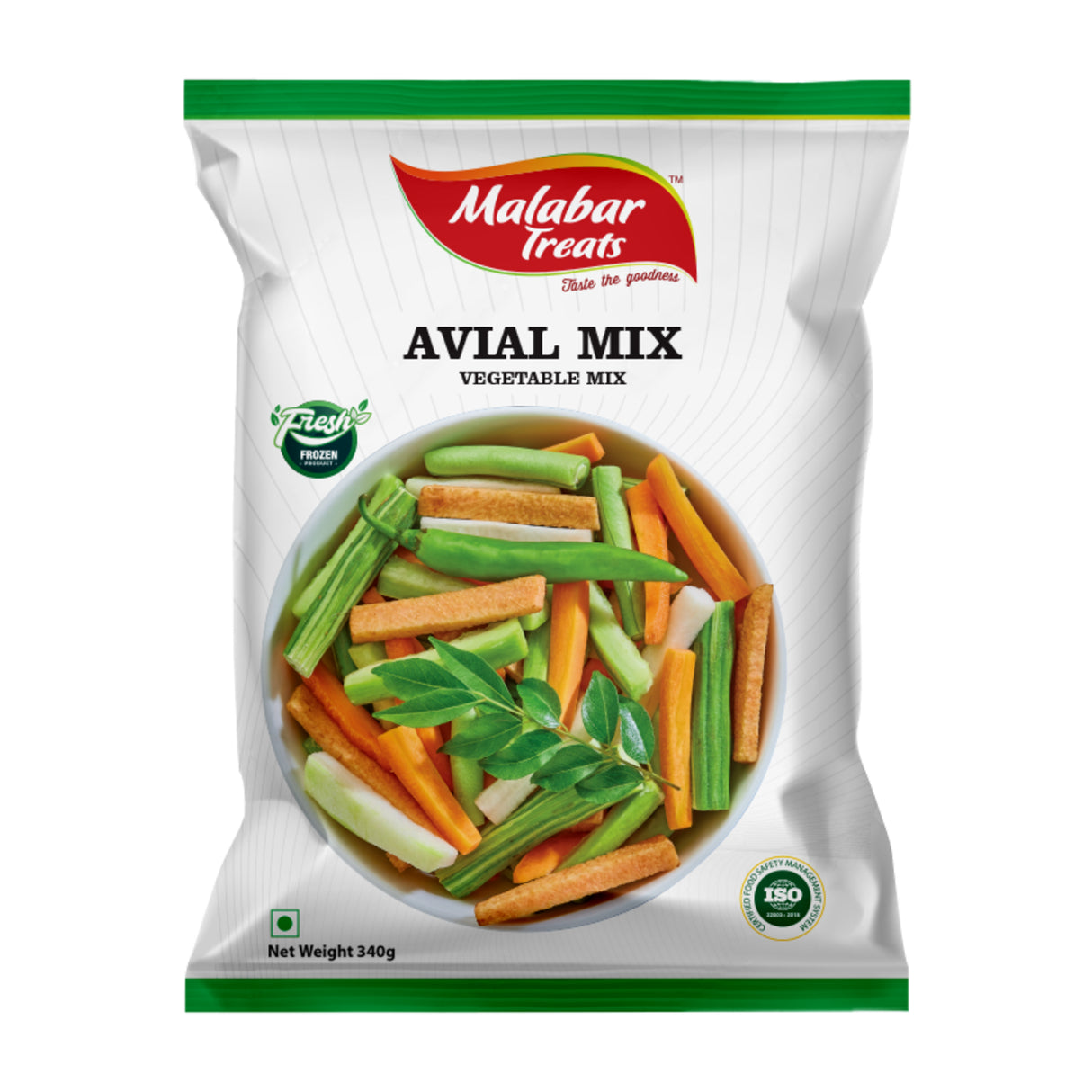 Malabar Treats Frozen Aviyal Mix 340g