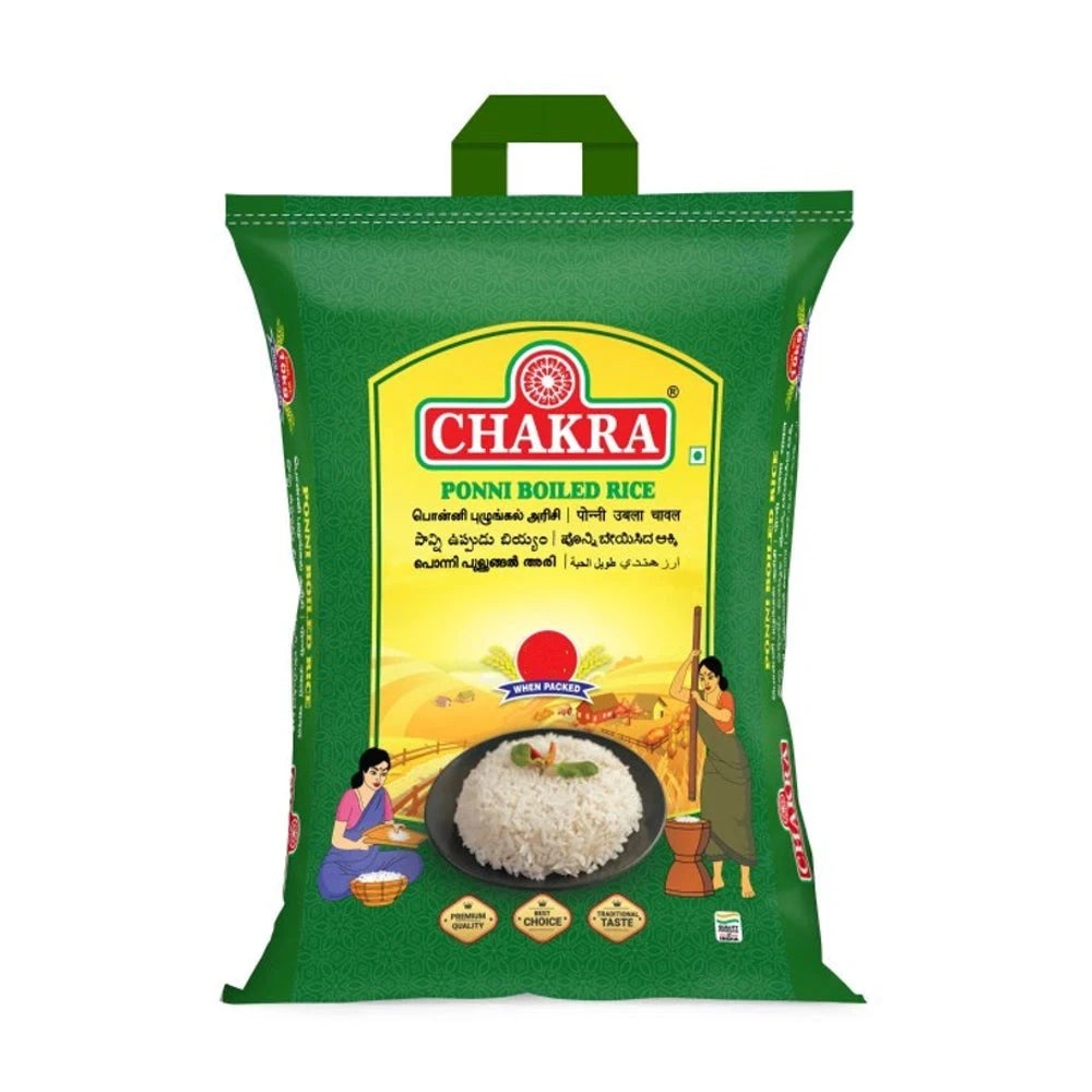 Chakra Ponni Boiled Rice 5Kg 