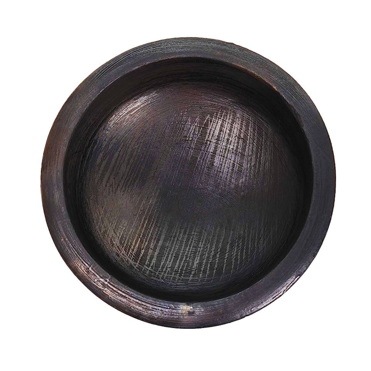 BigTrolley Cooking Clay Pot, Meen Chatti 9" Black
