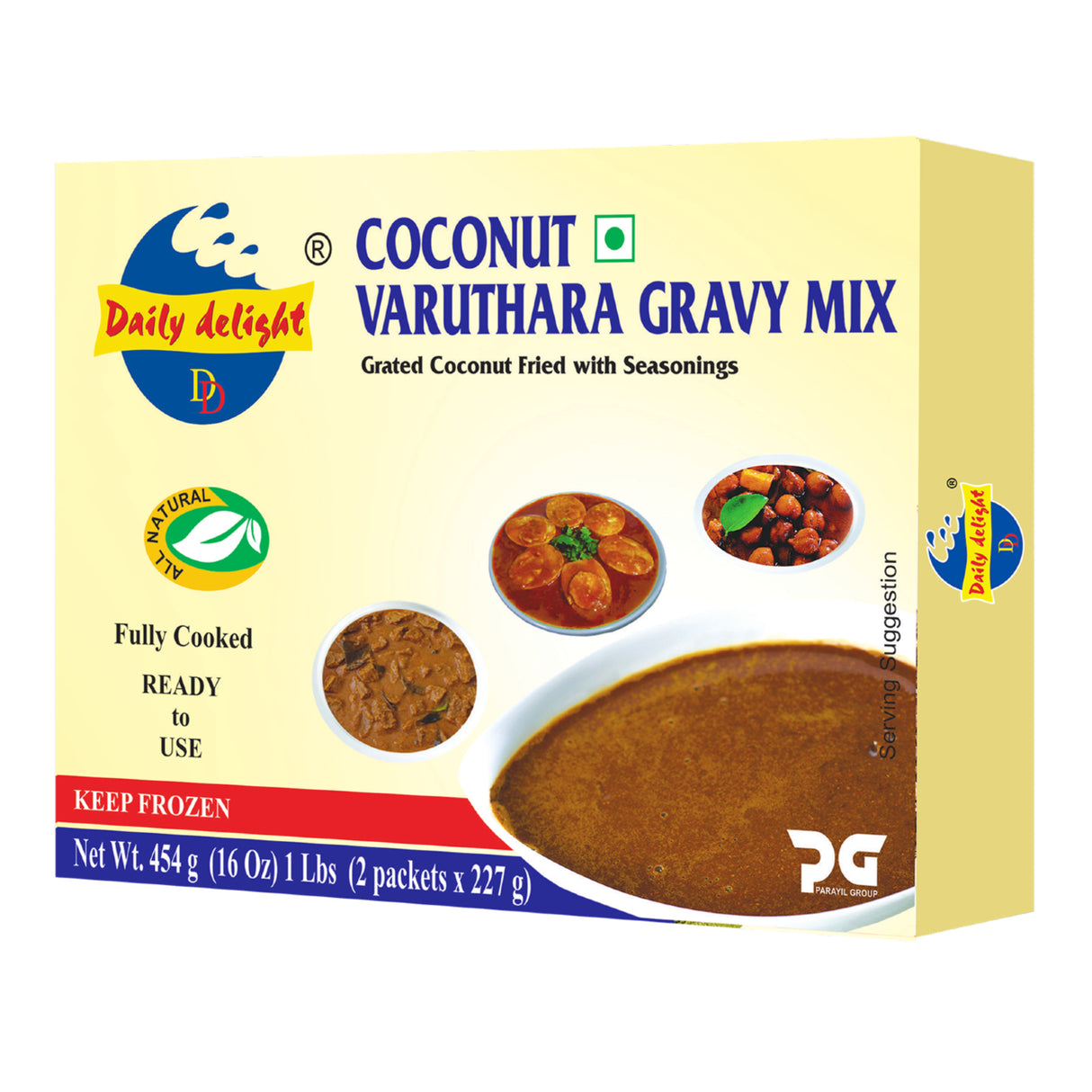 Daily Delight Coconut Varuthara Gravy Mix 454g