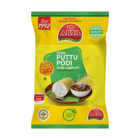 Arya Foods Corn Puttu Podi 1Kg Online at BigTrolley Indian Grocery store