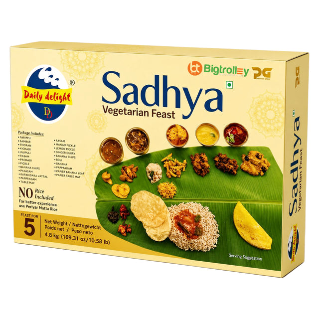 Daily Delight  Vegetarian Sadhya Frozen Online at Bigtrolley Groceries