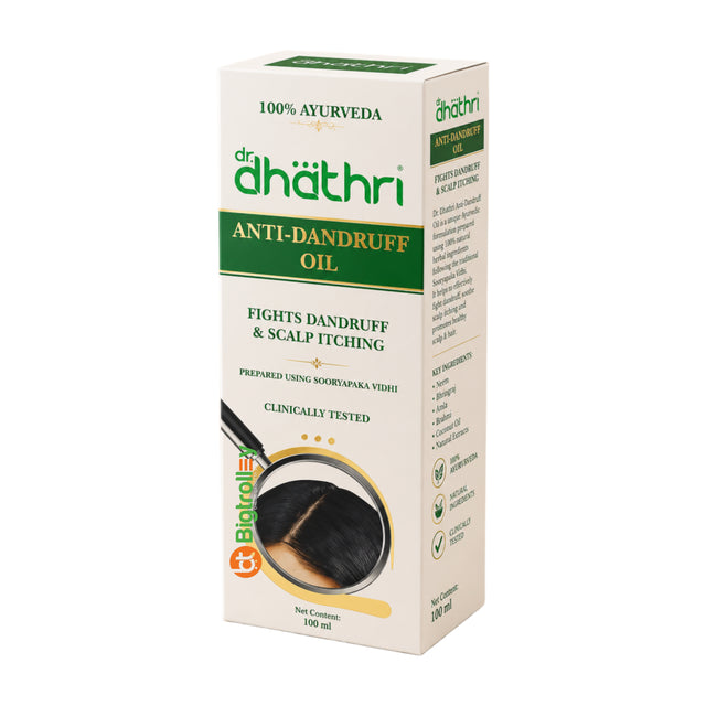 Dhathri Anti Dandruff Hair Oil 100ml Online at BigTrolley groceries