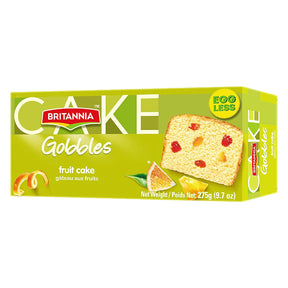 Britannia Gobbles Egg Less Fruit Cake 275g Online at BigTrolley Groceries