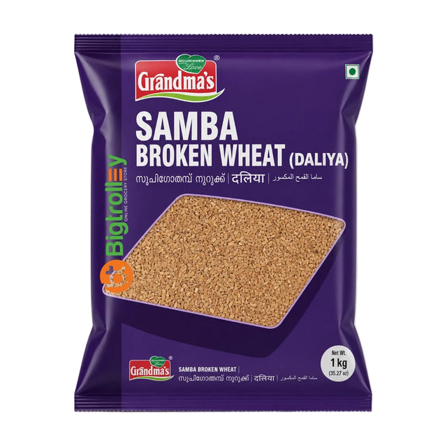 Grandma's Samba Broken Wheat, Nurukku Gothambu 1Kg - Broken Wheat by Grandmas - New, Onam Specials, Rice Flour, Semolina