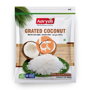 Aaryas Grated Coconut 400g Online at BigTrolley Groceries