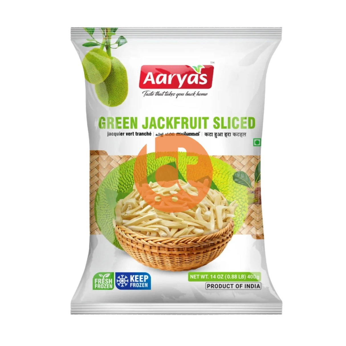 Aaryas Jackfruit Green (Sliced) Chakka 400g