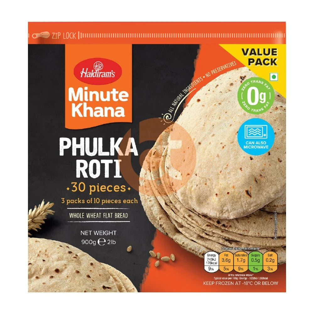 Haldiram's Phulka Roti 30pc 900gm