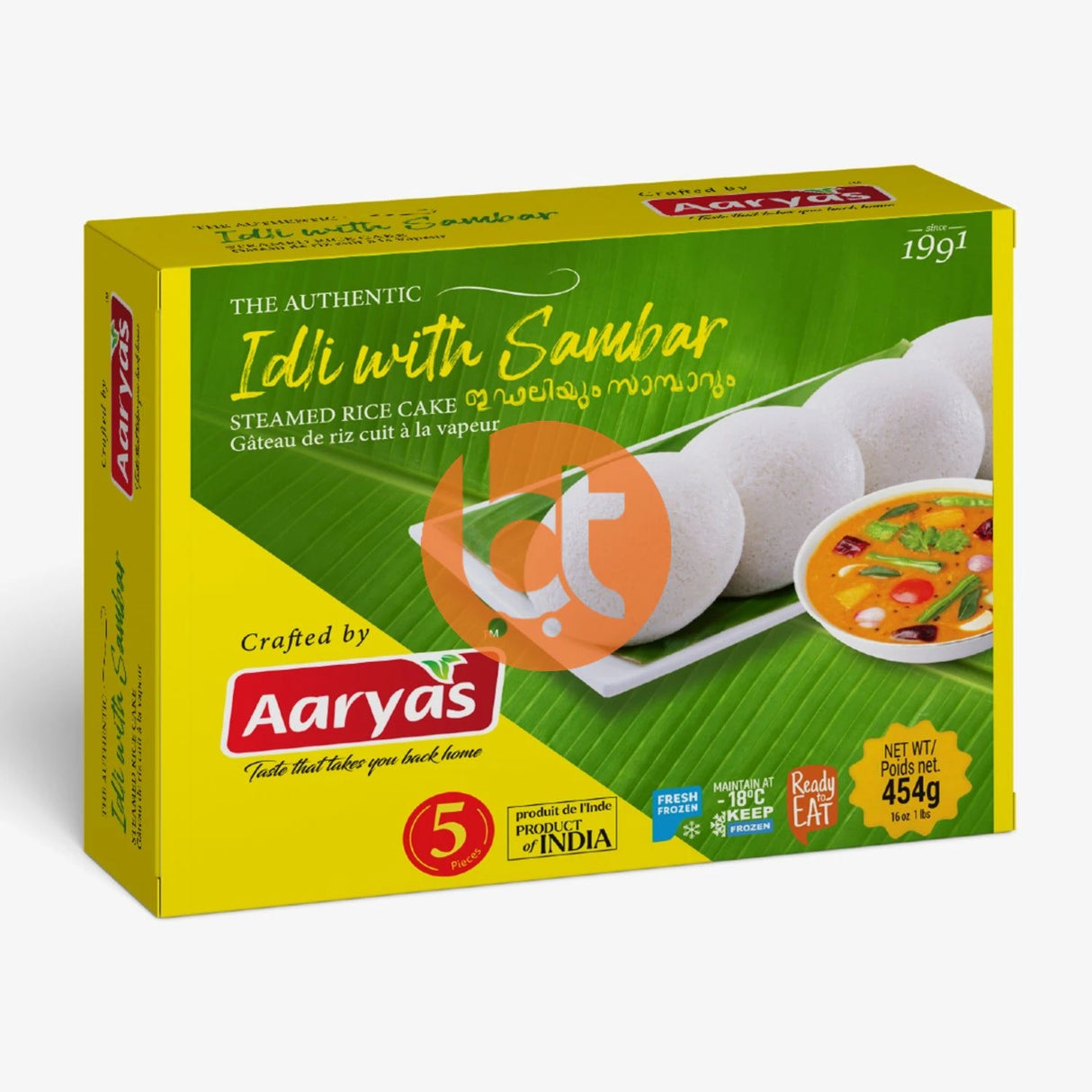 Aaryas Foods Idli with Sambar 454g