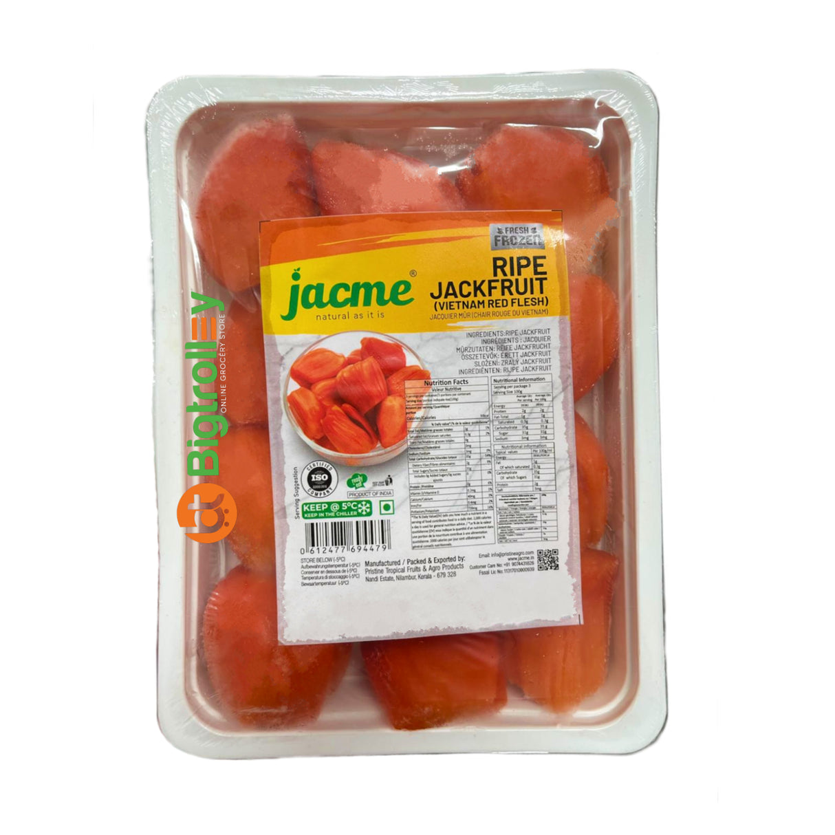 Jacme Frozen Red Jackfruit Flesh, ചക്കപ്പഴം 300g
