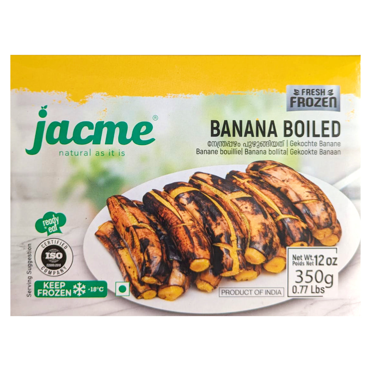 Jacme Banana Boiled, Steamed Banana 350g