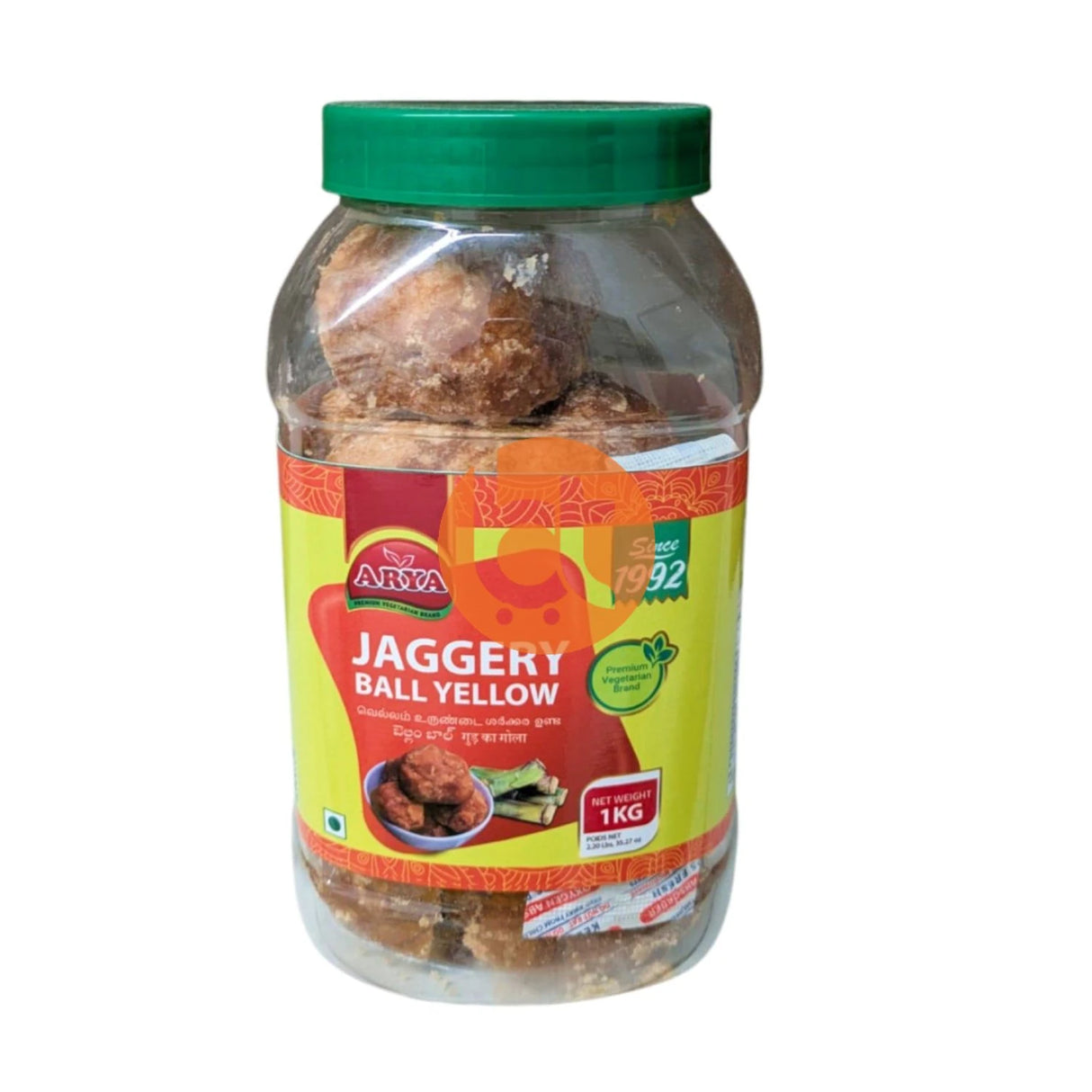 Arya Jaggery Ball Yellow 1Kg Online at BigTrolley Groceries