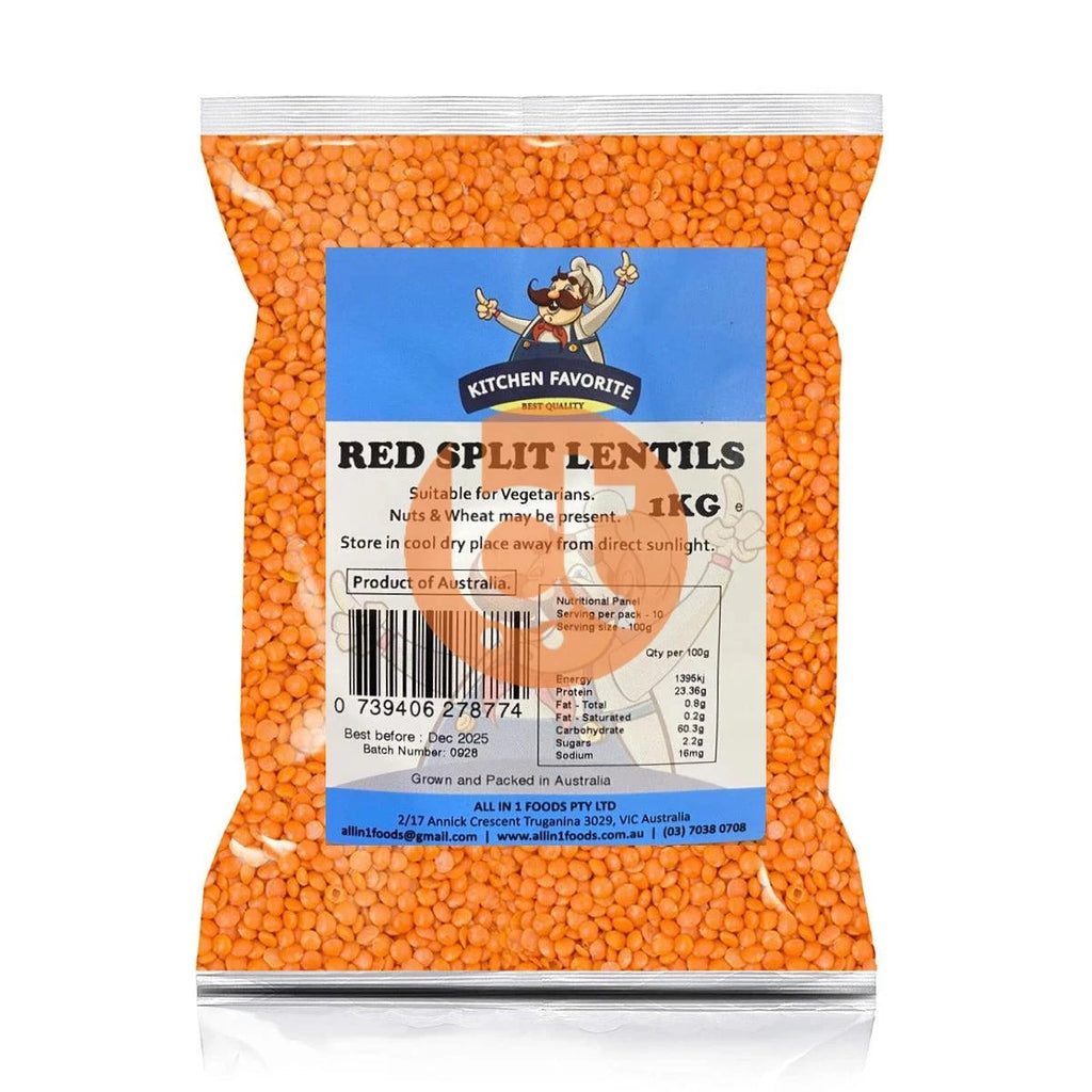 Kitchen Favorite Red Split Lentils 