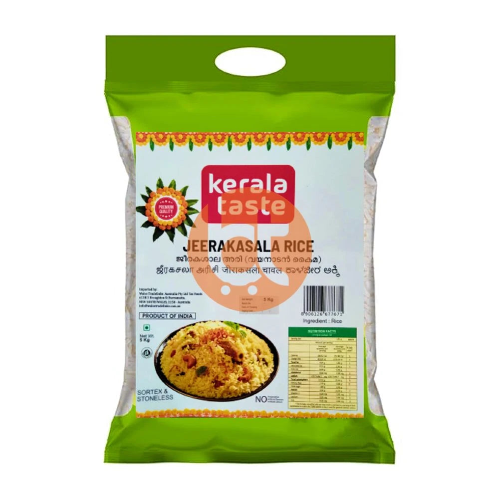 Kerala Taste Jeerakasala Rice, Kaima 5Kg