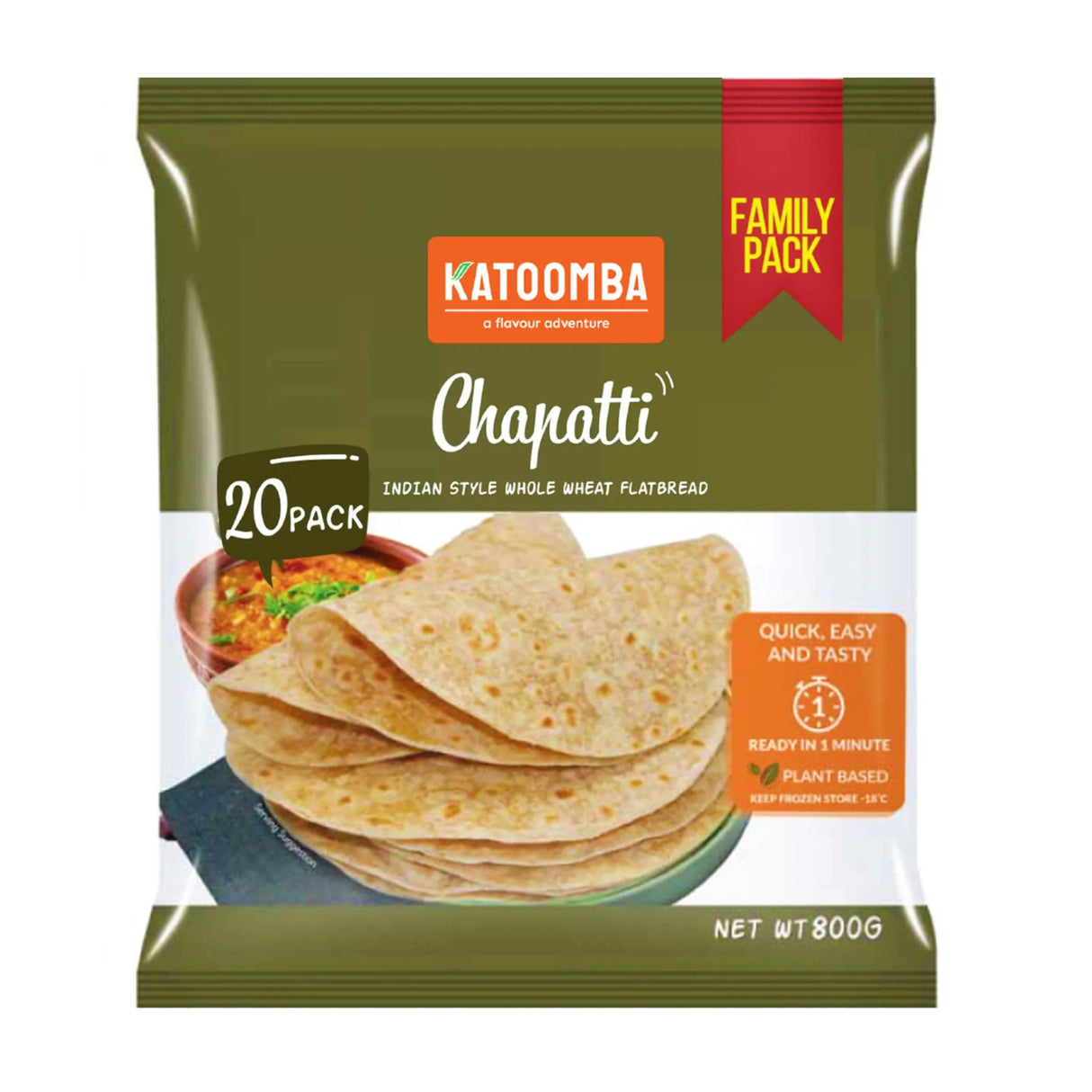 Katoomba Chapatti 20pc 800g